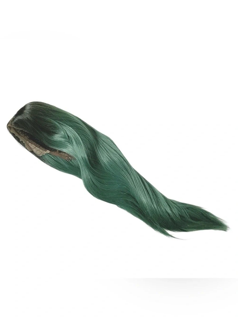Green Ombre Straight Lace Front Wig - Women Hair